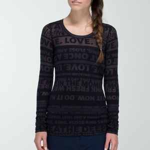 Lululemon manifesto print
